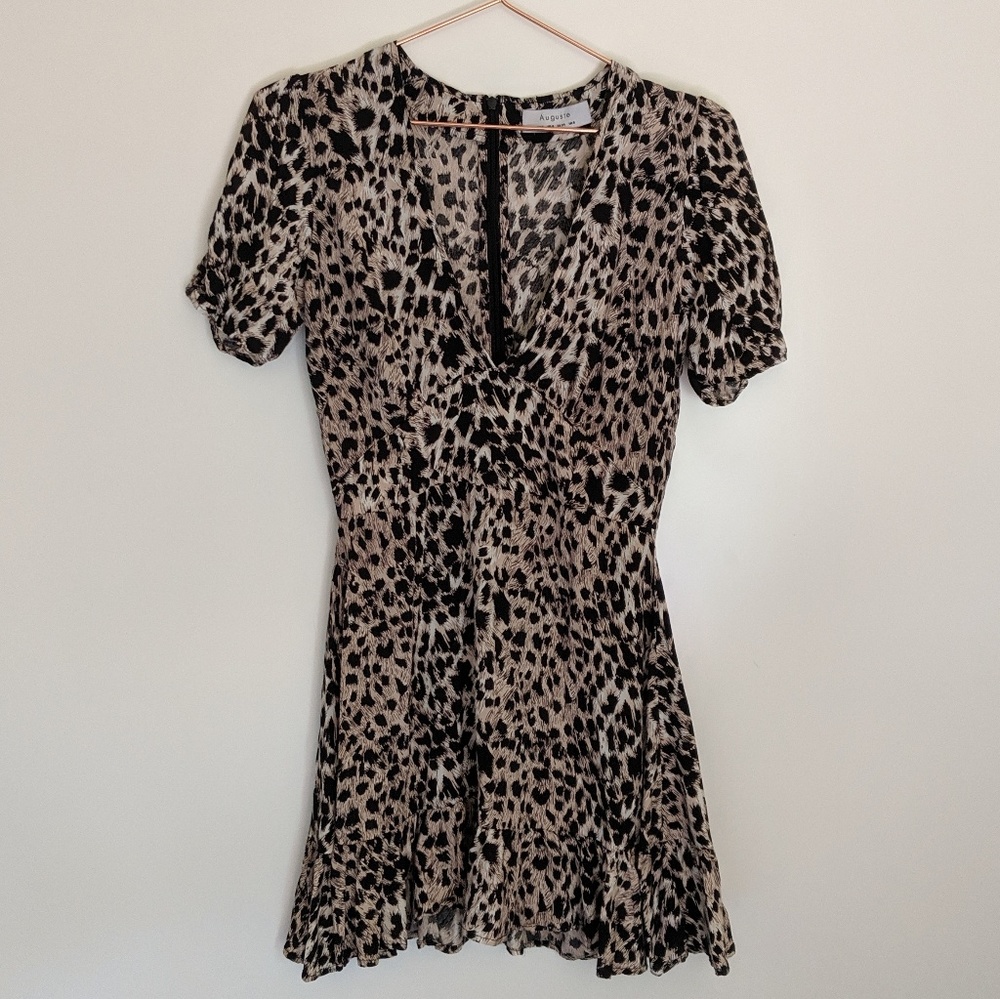 COPY - Auguste the label Leopard Print Mini Dress Size 4